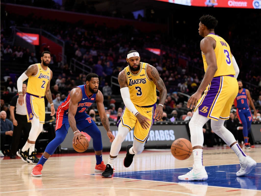 防守崩盘+失误频发 湖人遗憾失利再负活塞 防守崩盘+失误频发 湖人遗憾失利再负活塞